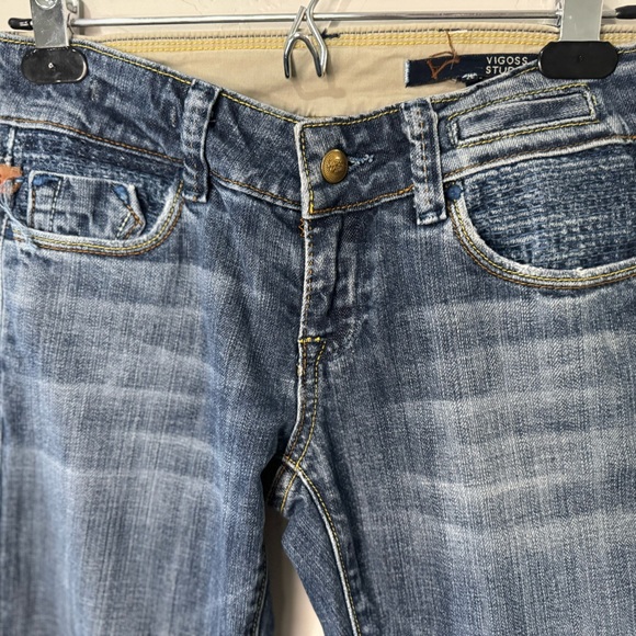 Vigoss Jeans Vingage Y2K Studio Boot Stretch Jager Lowrise Vintage Wash SZ 26 - Picture 4 of 15